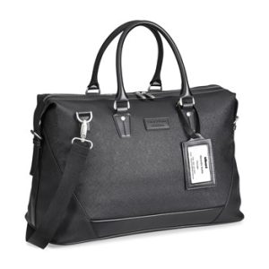 Simulated Leather Weekend Bag